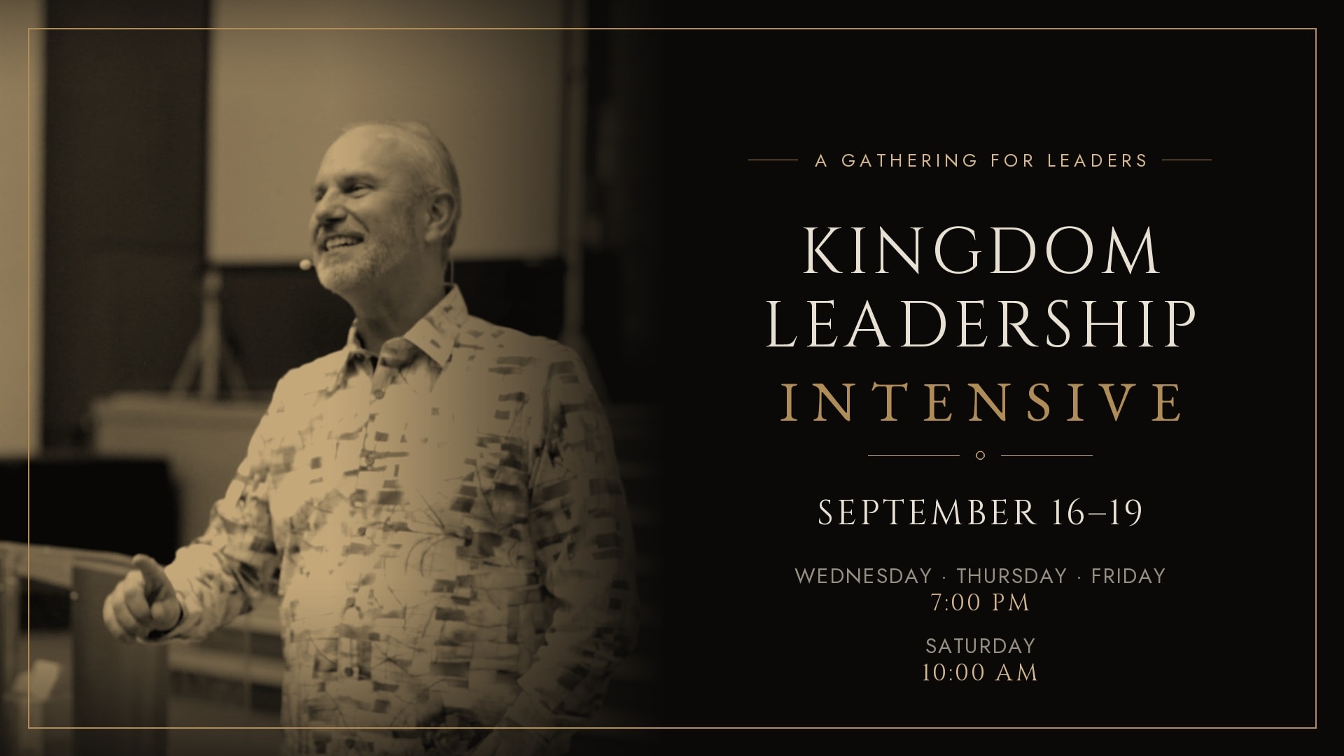 The Altar: A Kingdom Leadership Intensive event at The River Church